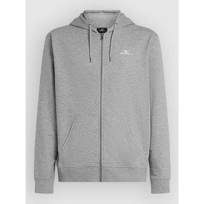 O´neill Small Logo Sweatshirt Met Rits Grijs L Man