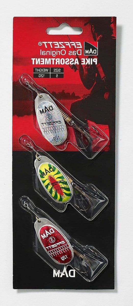 Spinner Set - Vis Aas - Baars Vissen - Metaal Constructie - 19 cm - Multi