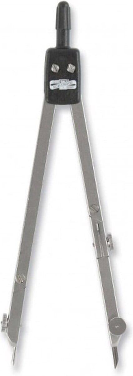 Kwalitatieve School Passer | Compact Meerdelige Passer Set - Zwart