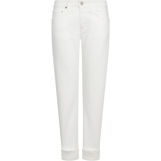 jeans vrouw Dondup - jeans 5 pockets superskinny - wit