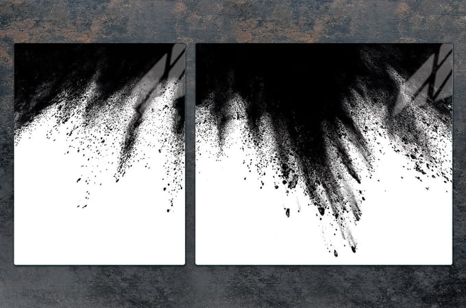 TMK ArtDeko - Snijplank - Gehard Glas - 100x52 cm - Vuurwerk