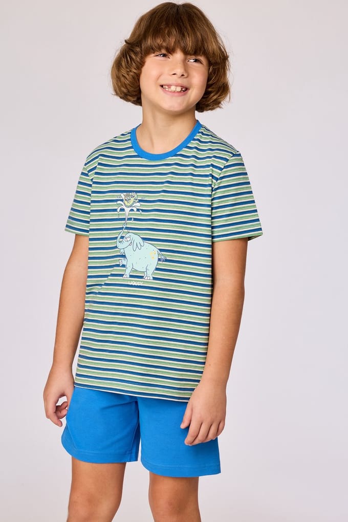 Pyjama heren woody str t-shirt olifant