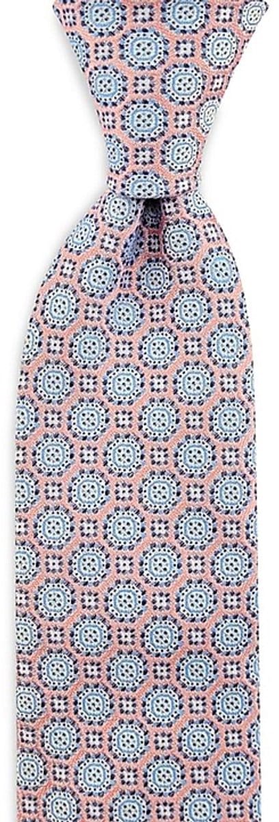 Sir Redman - Stropdassen - stropdas Dandy Blossom - roze / lichtblauw / wit