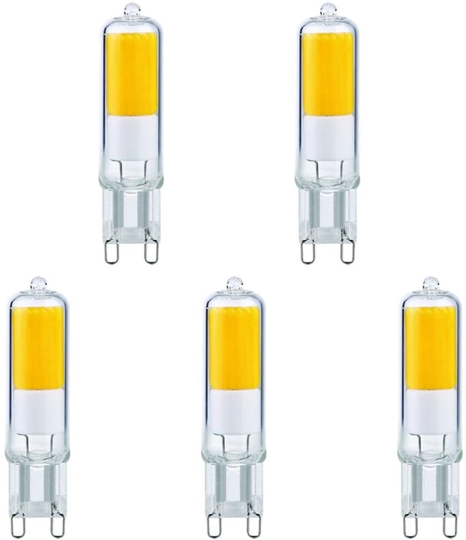 SPL G9 LED Lamp 2.2W - Warm Wit - 250lm - LED Buislamp T14.5 - 5 Stuks - 2700K - 230 Volt