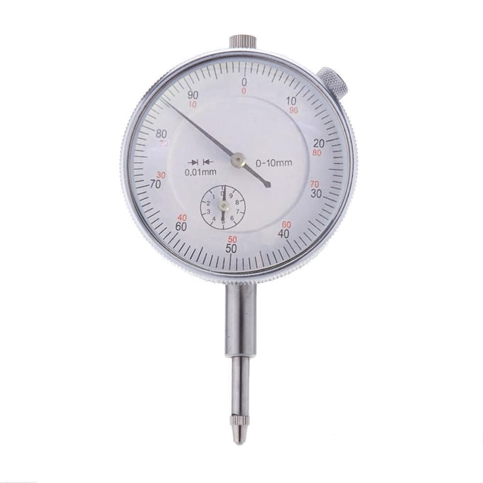 Precisiegereedschap 0,01 mm nauwkeurigheid Meetinstrument Ronde wijzerplaat Indicatormeter Verticaal contact white