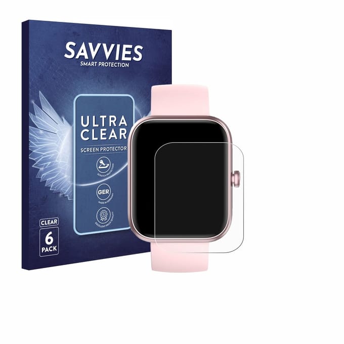 Savvies - Screenprotector voor Konitee IDW25 1.83" - Folie Beschermfolie transparant 6 Stuks