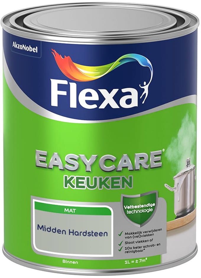 Flexa - Easycare Keuken - Midden Hardsteen - Mengverf - 1 L