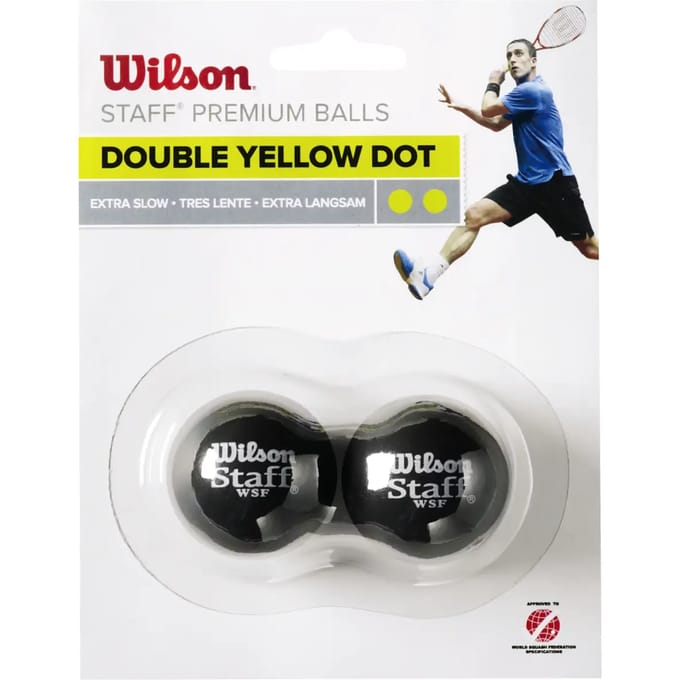 Set van 2 squashballen Wilson Staff