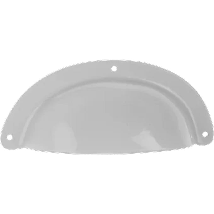 Bertomani Komgreep - Aluminium Wit - 76mm - 2 Stuks
