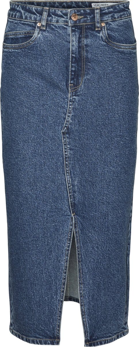 Vero Moda Denim rok VMVERI High waist Lange rok