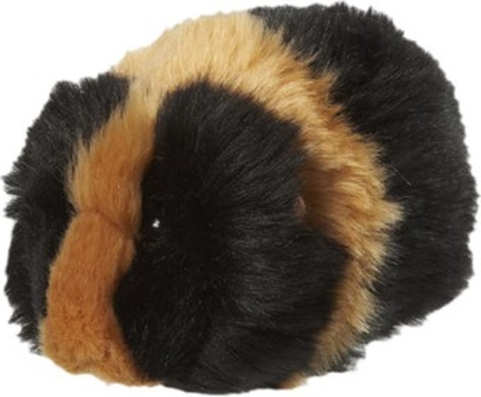 Nature Plannet Cavia knuffel - pluche - bruin/zwart - 13 cm