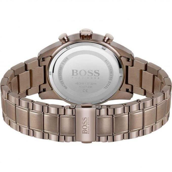 Hugo Boss 1513788 Herenhorloge 44 mm bruin