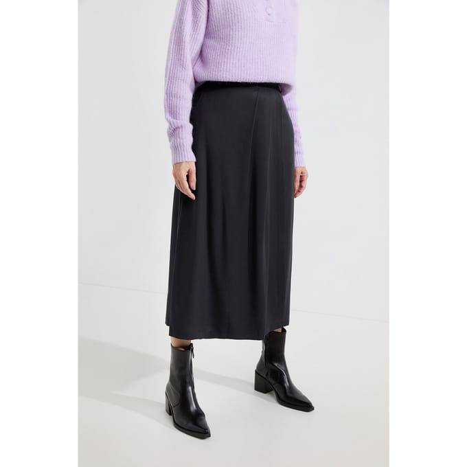 Josephine & Co Aafke Skirt Black Größe: 40 | Midiröcke Outlet | Damen | Schwarz