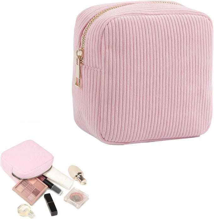 Solidchoice - Compacte Makeup Tas voor Vrouwen in Roze