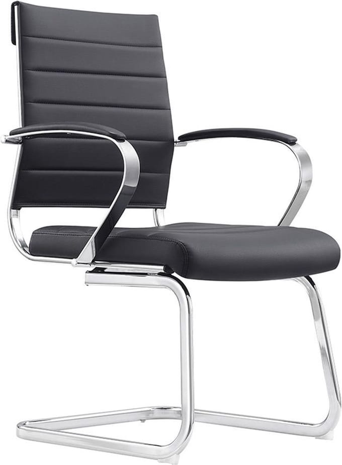 Sedero Design Eetkamerstoel Cádiz - Kunstleder - Zwart