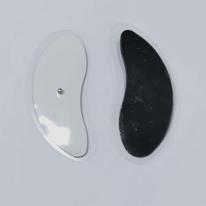 Grensoverschrijdende EMS gezichtsmassager elektrodepatch, Crescent Therapy Patch, Pulse Moon gezichtsmassager, V-gezichtspatch