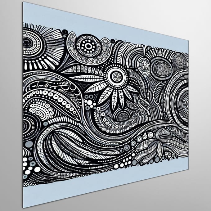 Kunstprint | Wanddecoratie | Dibond | 20 × 20 cm