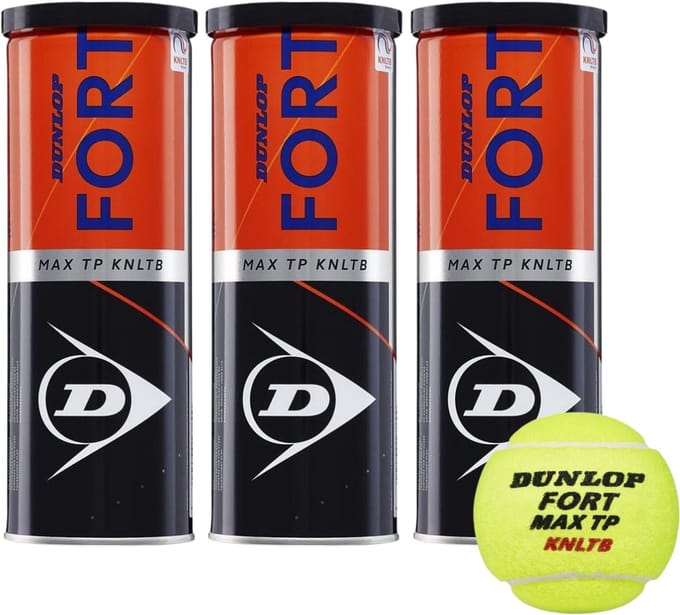 Tennisbal Dunlop Fort Max 3 Kokers 3st.