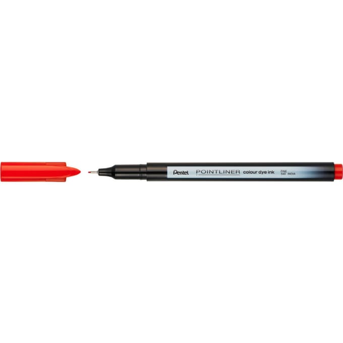 Fineliner Pentel Pointliner S40-B fijn rood
