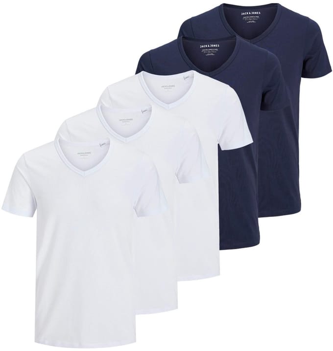 Jack & Jones Heren t-shirt 5 pack Essentials