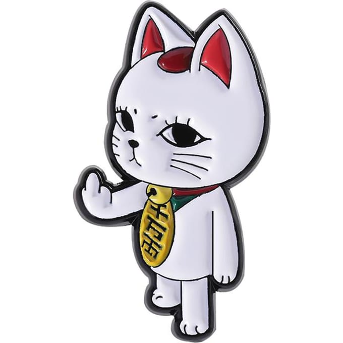 Cartoon Kat Spion Emaille Pin, Leuke Anime Broche, Reversspeld, Creatief Sieradencadeau