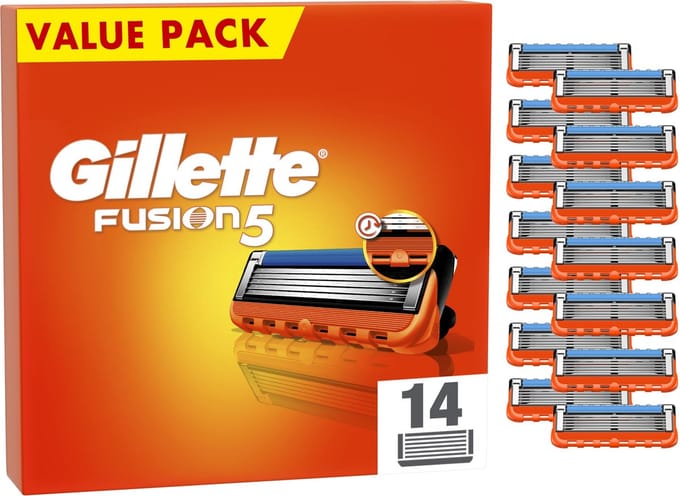 Gillette Fusion5 - Navulmesjes - Voor Mannen - 14 Navulmesjes