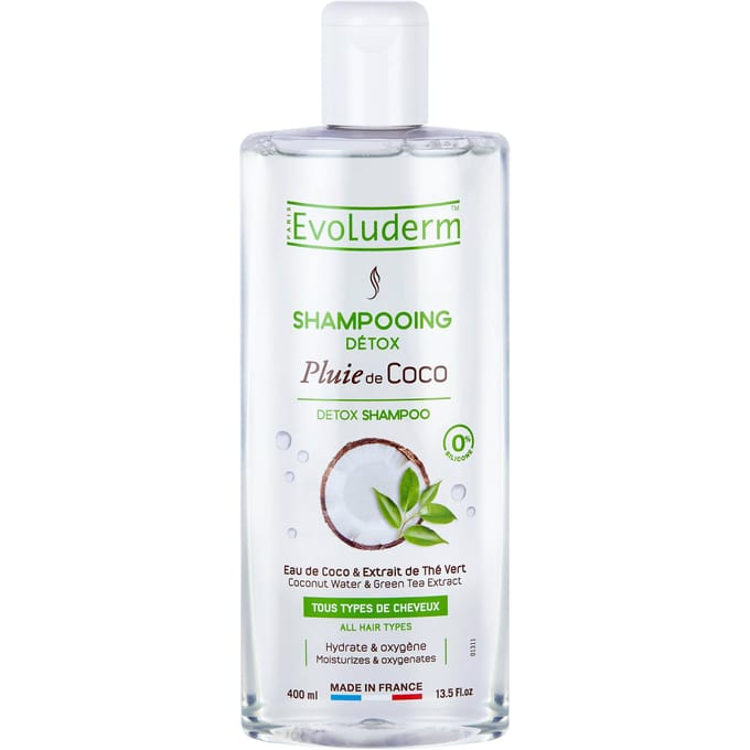 Evoluderm Detox Shampoo Pluie De Coco 400 ml