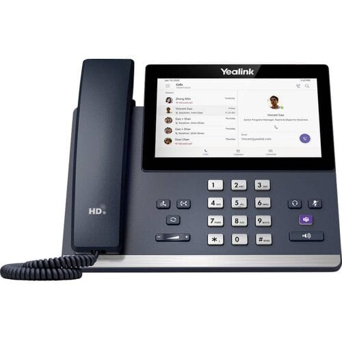 Yealink MP56 E2 Teams VoIP-systeemtelefoon Touchscreen Touchscreen Grijs