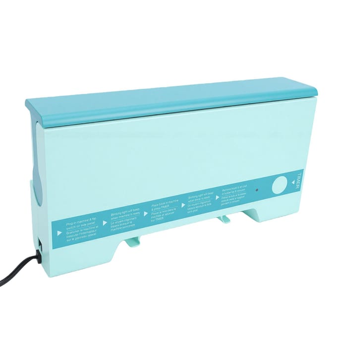 Thermische Bindmachine 280 Vel Capaciteit   Papieren Hete Smelt Boek   voor   School Huis Blauw white