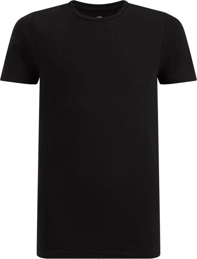 WE Fashion Jongens basic T-shirt met ronde hals van katoenmix