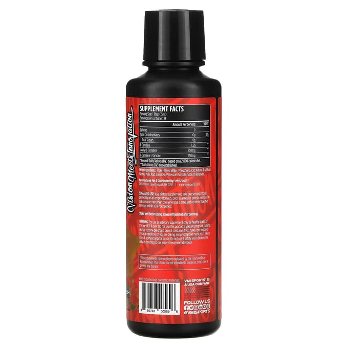 VMI Sports, L-Carnitine 3000, Oursons Gélifiés, 16 fl oz (473ml)