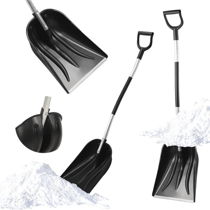Lichte en Robuuste Sneeuwschuiver met Aluminium Steel en Ergonomische D-Handgreep