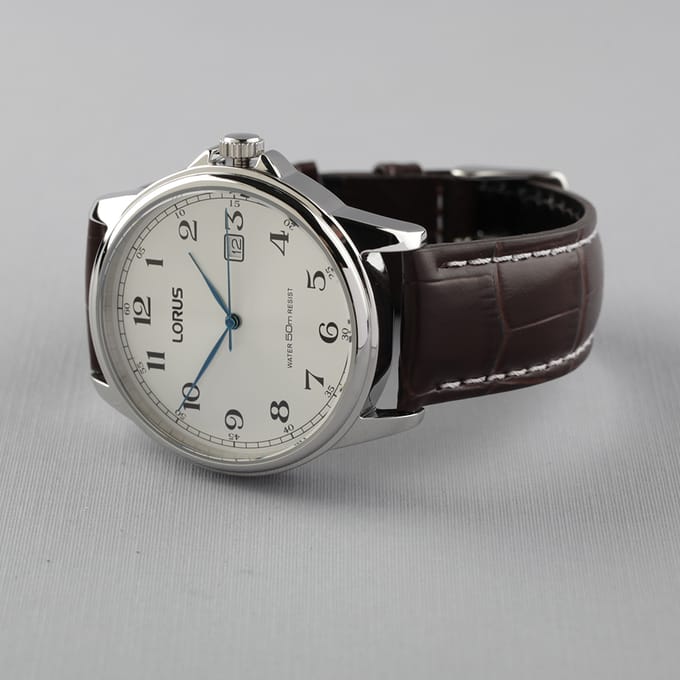 Lorus RS985AX9 Heren Horloge - 43 mm - Bruin