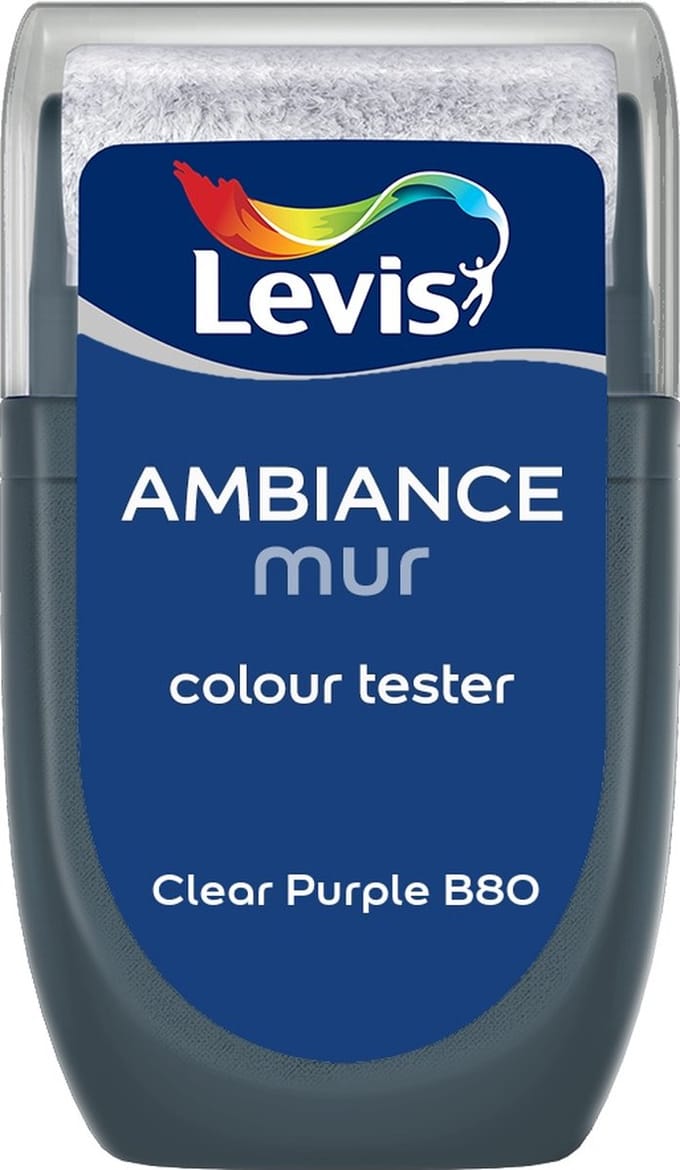 Levis - Muurverf Kleurtester Mat Mix - Clear Purple B80 - Mengverf - 30 Ml