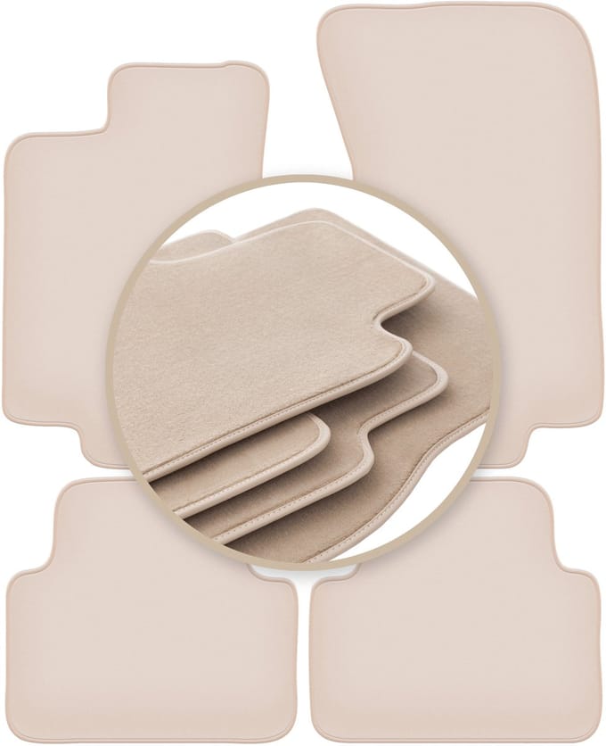 PREMIUM beige matten voor: Jaguar XJ VII sedan 2002-2009
