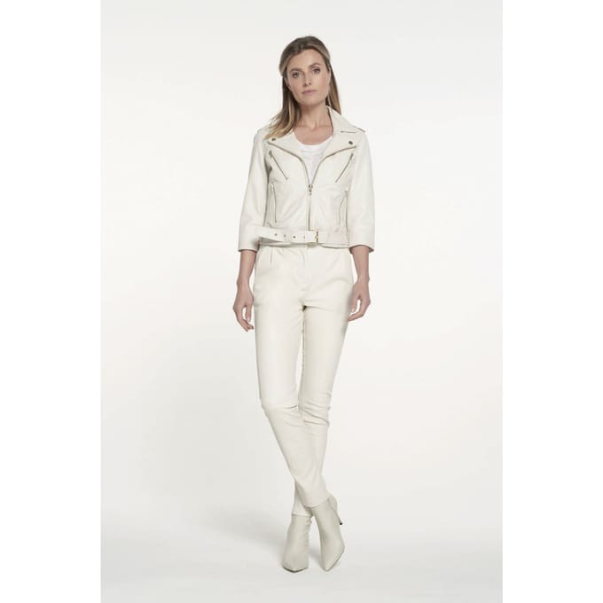 Ibana Kate Moss New White Größe: 34 | Lederjacken Outlet | Damen | Weiß