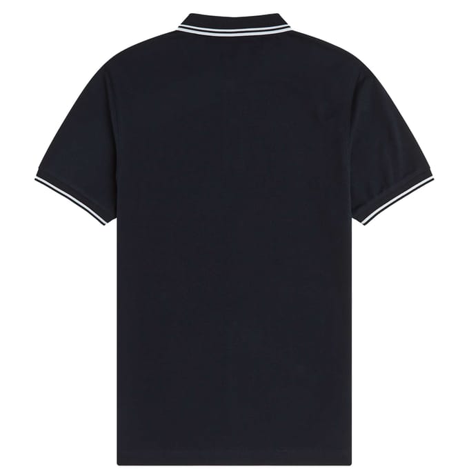 Fred Perry Polo Navy White - Maat L - Heren