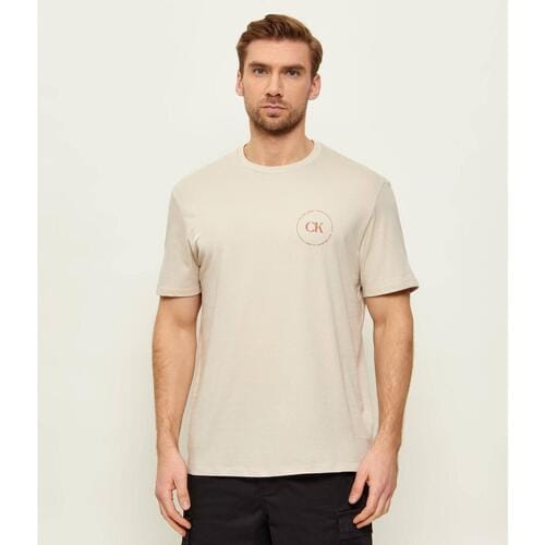Calvin Klein 30s Eu Tee Oatmeal Taglia: S | Magliette basic Outlet | Uomo