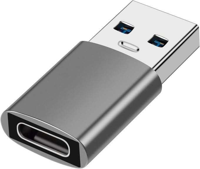 Solidchoice - USB naar USB C Adapter Type C Vrouwelijke naar USB 3.1 Mannelijke Adapter