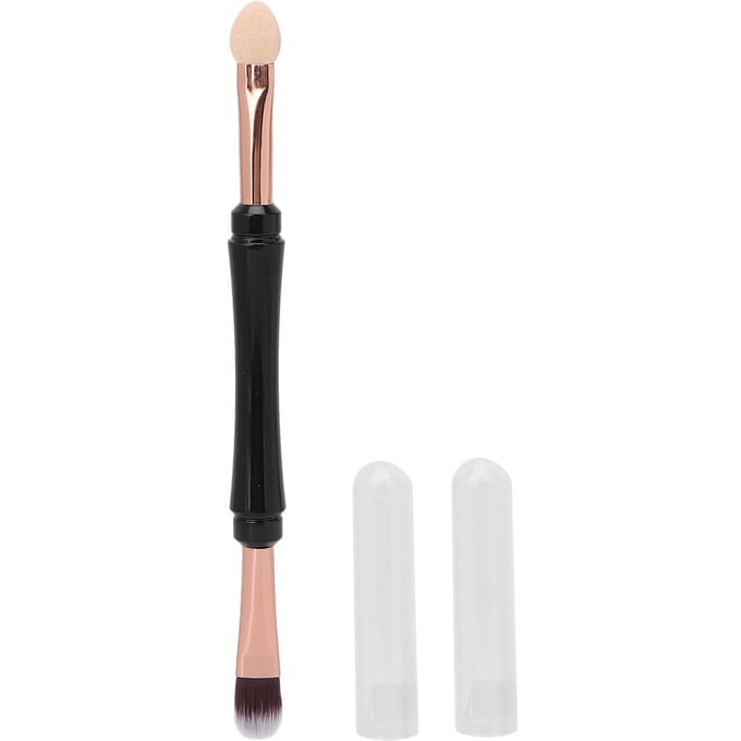Oogschaduwkwast Dubbelzijdig Professionele Oogmake-up Spons Hoofdkwast voor Beginners Make-up white