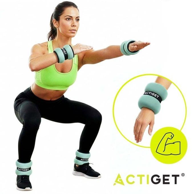 Actiget® Pols- en enkelgewicht | 2 Stuks | 1,5 kg | Mint