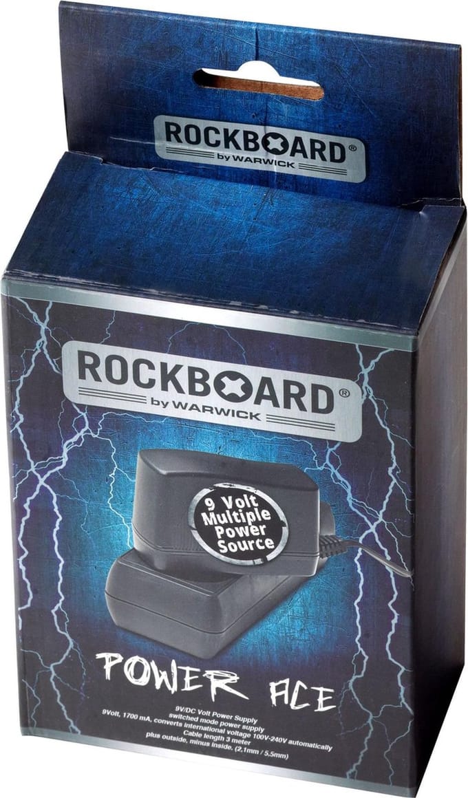RockBoard Power Ace 9Vdc / 1700mA Power Supply - 9 volt voedingsadapter