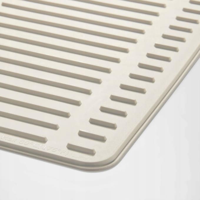 Merkloze Afdruipmat voor Keuken, Beige, 51x42 cm