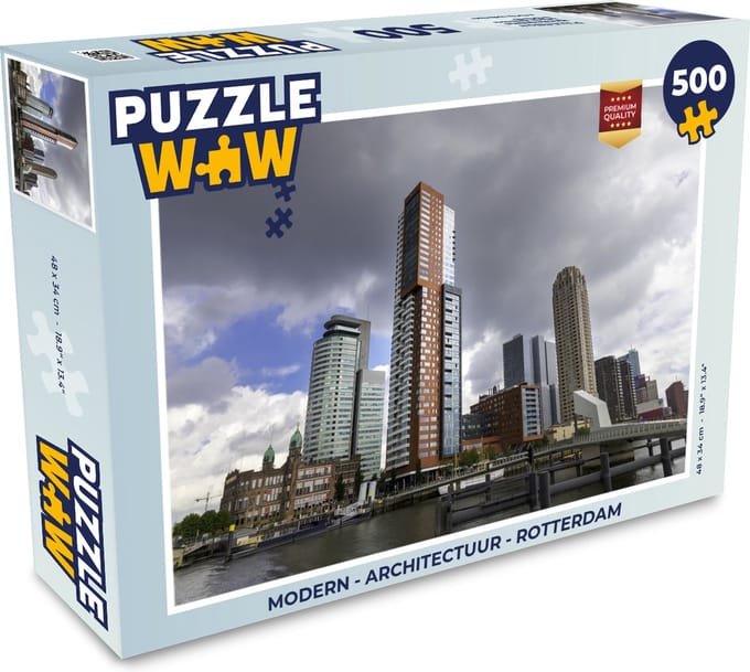 Puzzel Modern - Architectuur - Rotterdam - Legpuzzel - Puzzel 500 stukjes
