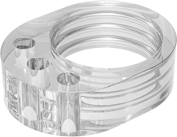 Deurstopper - Deurklinkbuffer Deurgreepbescherming - Muren Beschermen - Elastisch Kunststof - 1 stuk - Transparant