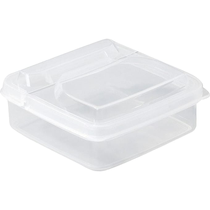 Kaasbewaardoos met Klapdeksel Container voor Gesneden Kaas Blijf Versheid Koelkast Ui Gember Knoflook white