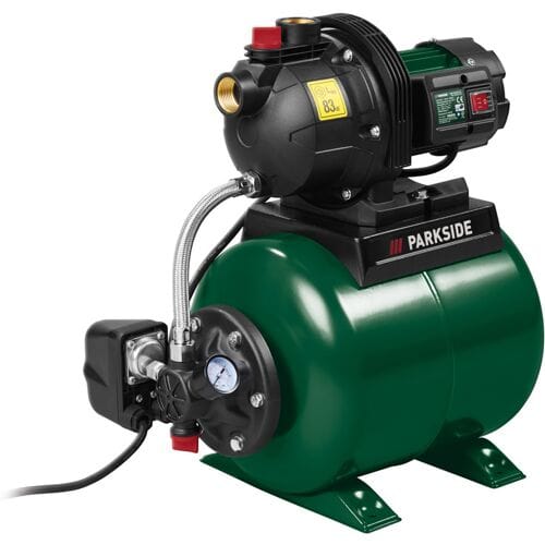 PARKSIDE Hydrofoorpomp 1000 W - automatische waterpomp met 19 L tank