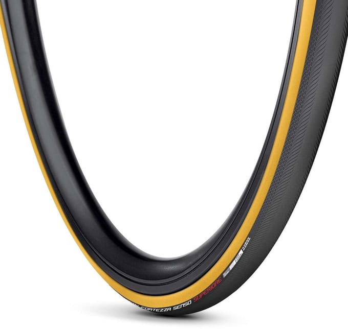 Vredestein Fortezza Senso Superiore Racefiets Band - Maat: 28mm, Kleur: Bruin