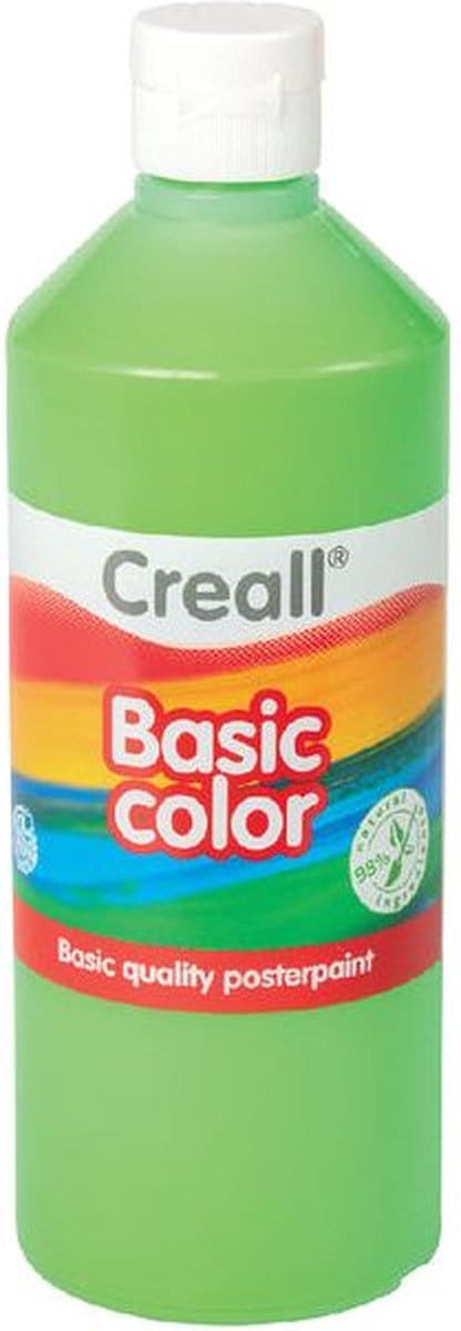 Plakkaatverf creall basic lichtgroen 500ml | 6 stuks