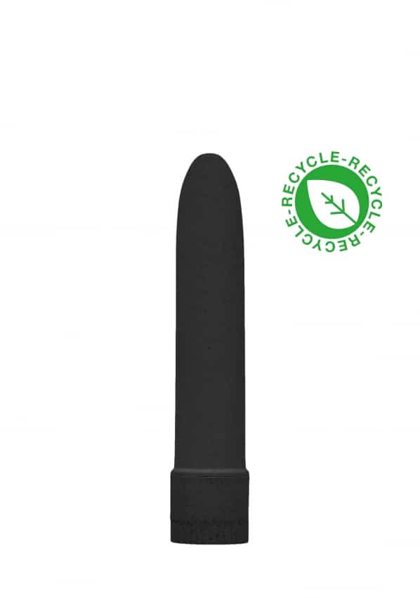 Shots - Natural Pleasure Biologisch Afbreekbare Vibrator - 14 cm black